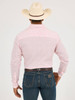 Wrangler Men's Check Pink Cody Johnson Button Down Shirt