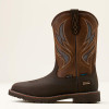 Ariat Men's Dark Brown/Wicker Activator VentTEK Waterproof Steel Toe Work Boot