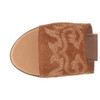 DAN POST Dingo Women's Camel Lasso Embroidered Flat Sandal 