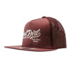 RED DIRT Red Dirt Maroon & White Embroidered Logo Over The Top Hat 