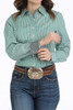 Cinch Women's Multicolor Stripe Button Down Western Shirt