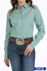 Cinch Women's Multicolor Stripe Button Down Western Shirt