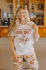 SOUTHERN GRACE Southern Grace Women's White They Call Rodeo True Fit T Shirt 