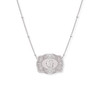 SpurWest Silver Initial "G" Mini Belt Buckle Necklace