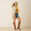Ariat Women's Poppy Summer Overshirt - Comic Toile Natural