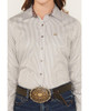 CINCH Cinch Women's Gray Tencel Stripe Button Down Western Shirt 