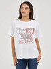 WRANGLER Wrangler Women's Faded West Western Graphic Girlfriend Tee 