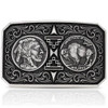 Montana Silversmiths Silver Westward Way Buckle