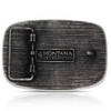 Montana Silversmiths Silver/Black The Original Whiskey Bent Buckle