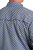 CINCH Cinch Men's Royal Blue Medallion Print Button Down Western Shirt 