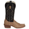 Tony Lama Men's Umber Brown Rylen II 13" Full Quill Ostrich Boots