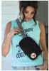 Cinch Women's Black Bucking Bronc Belt Bag