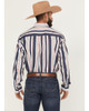 CINCH Cinch Men's Navy Striped Button Down Western Shirt 