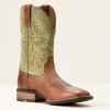 Ariat Men's Slingshot Cowboy Boots - Dark Tan/Easy Green