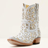 Women's Ariat Classic Alabaster/Gold Valentina Western Boots