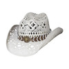 Bullhide Women's Naughty Girl Straw Hat In White