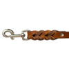 WEAVER Myra Caramel Brown Explorer Leather Dog Leash 