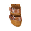 Myra Brown Maggie Embossed Leather Sandals