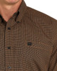 CINCH Cinch Men's Dark Brown Classic Fit Button Down Western Shirt 