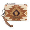 Montana West Wrangler Brown Aztec Print Card Wallet
