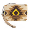 MONTANA WEST Montana West Wrangler Tan Aztec Print Card Wallet 