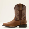 Ariat Pearl/Chocolate Brown Kid's Ruidoso Western Boots