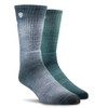 NESTER HOSIERY Ariat Women's Grey/Green Incognito Graphic Crew Socks (Pack of 2) 
