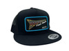 Red Dirt Black Fast Back Aztec Flat Bill Patch Cap