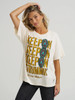 WRANGLER Wrangler Women's Cream X Lainey Wilson Keep On Strummin Oversized Tee 