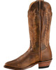Boulet Women's Brown Medium Cowboy Toe Western Boot