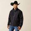 Ariat Men's Phantom/Grey Southwest Logo Softshell Jacket
