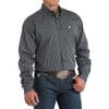 Cinch Men's Charcoal Stripe Button Down Western Shirt