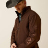 Ariat Men's Brown Logo Softshell Jacket