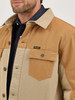 Wrangler Men's Chipmunk Mixed Canvas Chore Jacket