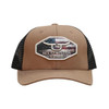Ropesmart Brown & Black All American Diamond Flag Patch Cap