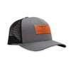 ROPESMART Ropesmart Gray & Black Leather Solo Steer Square Patch Cap 