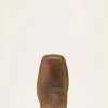 Ariat Men's Rock Ridge Saddle Brown Bison Western Boots