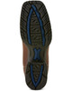Ariat Women's Hybrid Ranchwork Peanut Western Boots - Aqua Blue/Brown