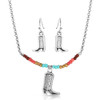 MONTANA SILVERSMITH Montana Silversmiths Women's Multicolor Colorstruck Cowboy Boot Jewelry Set 