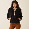 Ariat Women's Black Berber Snap Front Sweatshirt
