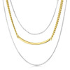 MONTANA SILVERSMITH Montana Silversmiths Women's Silver & Gold Effortless Layered Necklace 