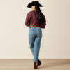 Women's Ariat Candy Ultra High Rise Cheyenne Yoke Tomboy Straight Leg Jeans
