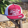 RED DIRT Red Dirt Women's Burgundy & White Lariat Cap 