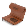 MONTANA WEST Montana West Wrangler Women's Brown Tri-Fold Wallet 