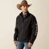 Ariat Men's Black Softshell Zippered Jacket