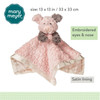 Mary Meyer 13×13" Putty Nursery Piglet Character Blanket