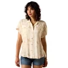 ARIAT Ariat Women's Badlands Shirt - Peach Amber 