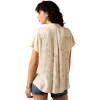 ARIAT Ariat Women's Badlands Shirt - Peach Amber 