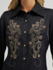 Wrangler Women's Black Lainey Wilson Embroidered Shirt