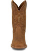 JUSTIN Justin Men's Brown Rustle Leather Western Cowboy Boot 